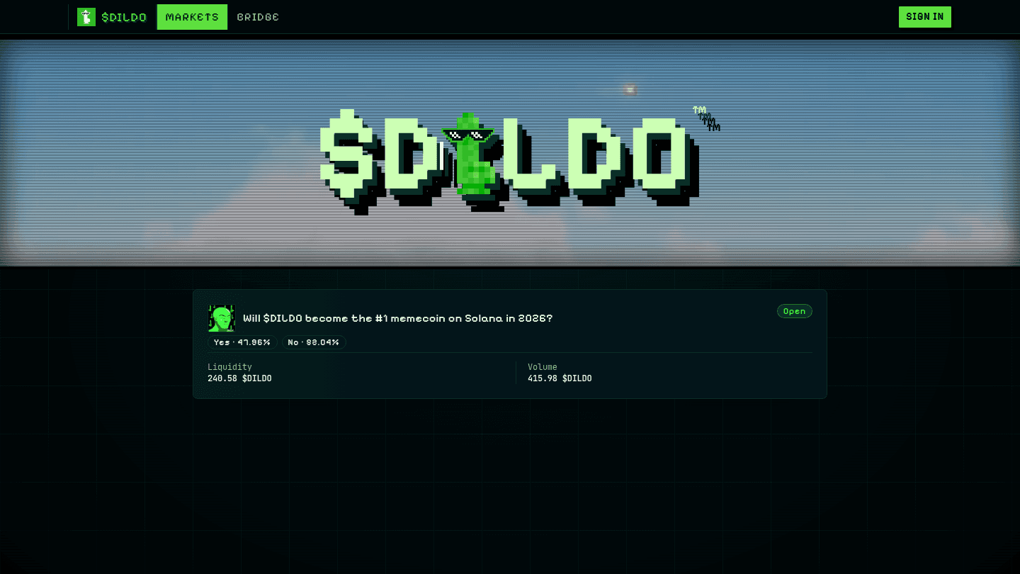 The $DILDO branded VOIZ market