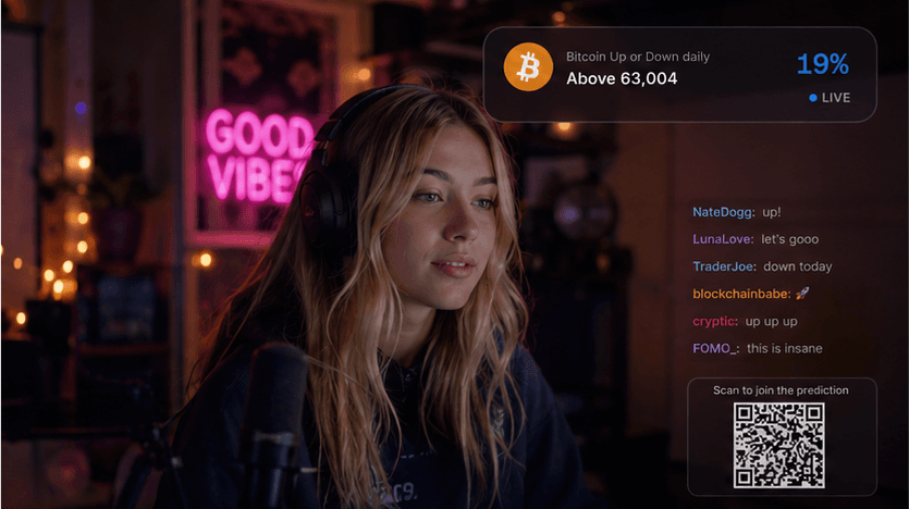 Banner format on a live stream